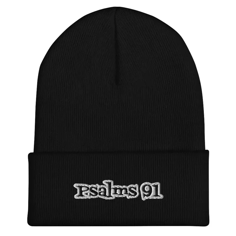 Psalms 91 collection Beanie - Black